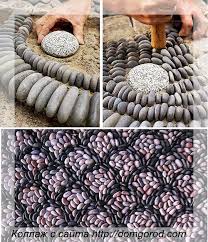 Садовые  дорожки из гальки: идеи