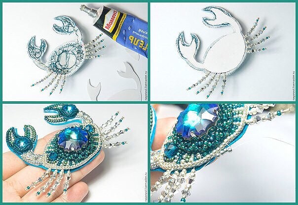 Восхитительный краб из бисера