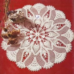 Интересные салфетки крючком