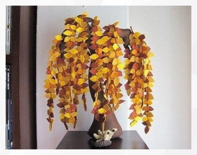 Деревья из фетра