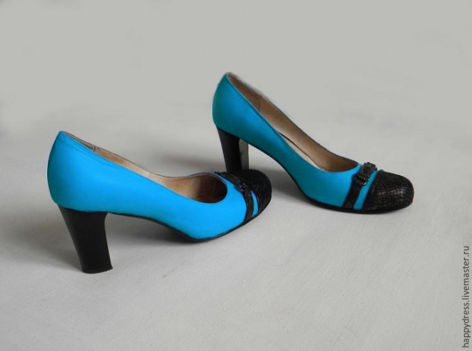 Легко преображаем черный туфли в яркие и эффектные