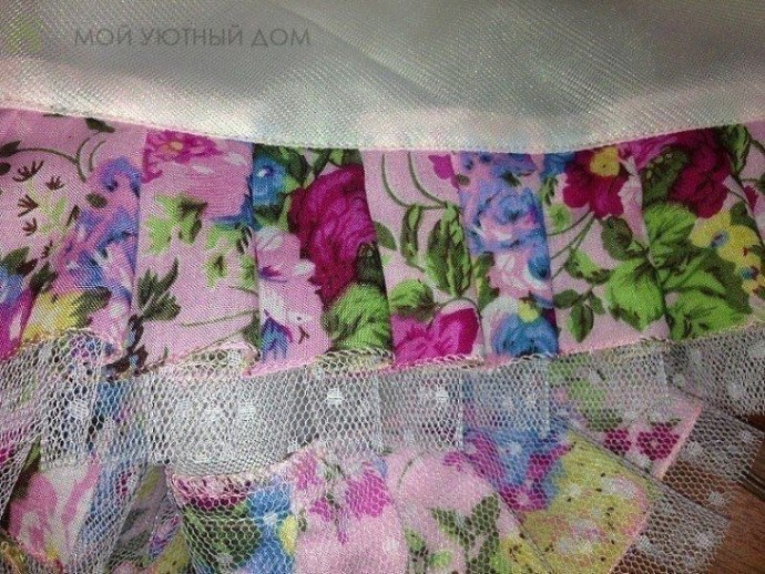 Идеально ровные складки при помощи вилки