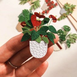 Крошечные бумажные растения: идеи для вдохновенного творчества