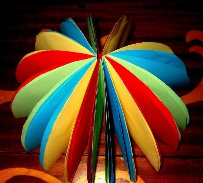 Подвесные зонтики из бумаги