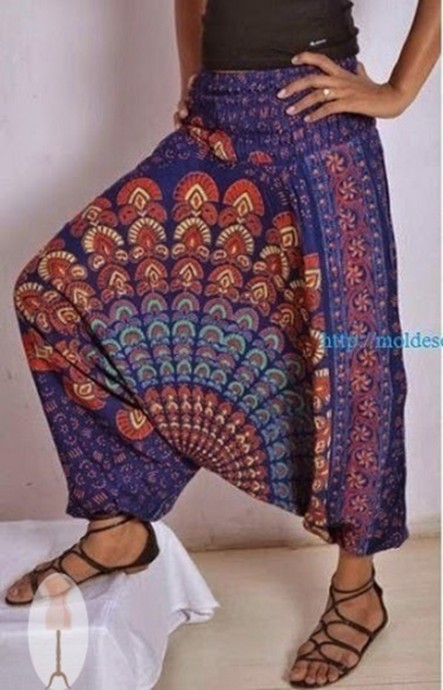 ​Шьём шаровары очень простым способом