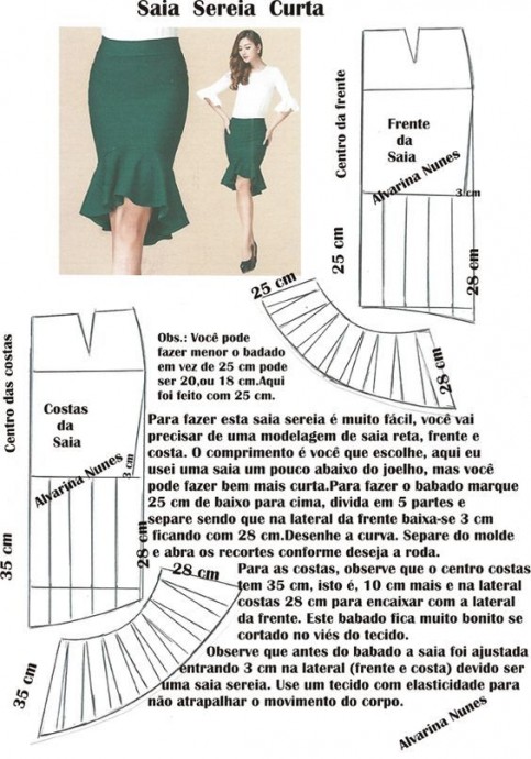 Стильные юбки с воланчики на лето: подборка выкроек