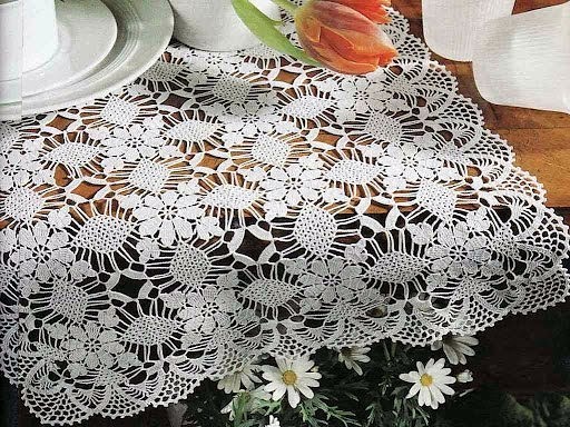 Узоры для салфетки или ажурной скатерти