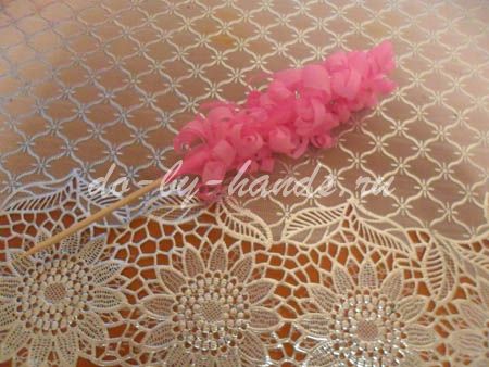 Букет цветов из креп бумаги