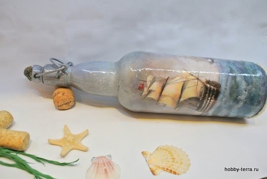 ​Бутылка для домашних напитков "Морские приключения"