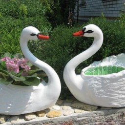 Делаем кашпо из гипса и пластиковой бутылки