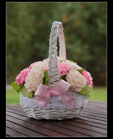 Делаем корзинку из газетных трубочек