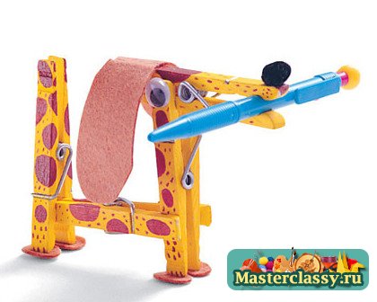 Идеи поделок из прищепок