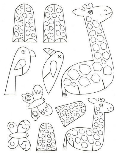 Интересные животные из картона