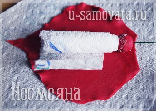 Каллы из мастики