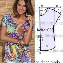 ​Подборка по моделированию летних блузок