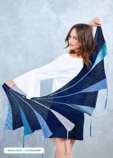 Необычная накидка на плечи