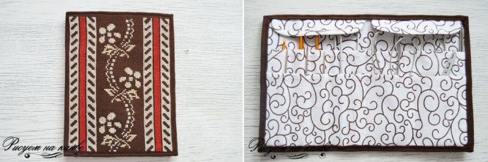 Органайзер для крючков и спиц