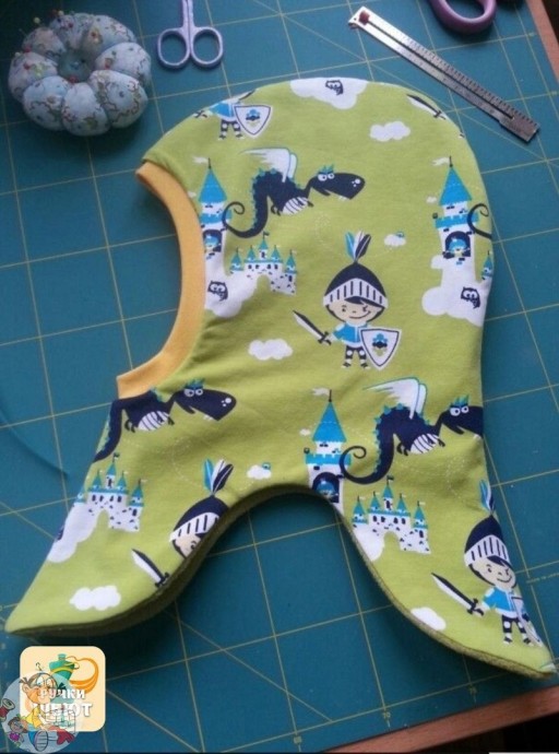 Детская шапка-шлем