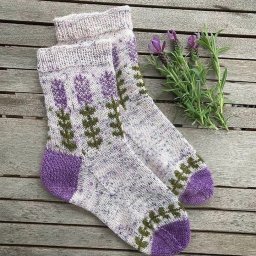 Лаванда жаккардом