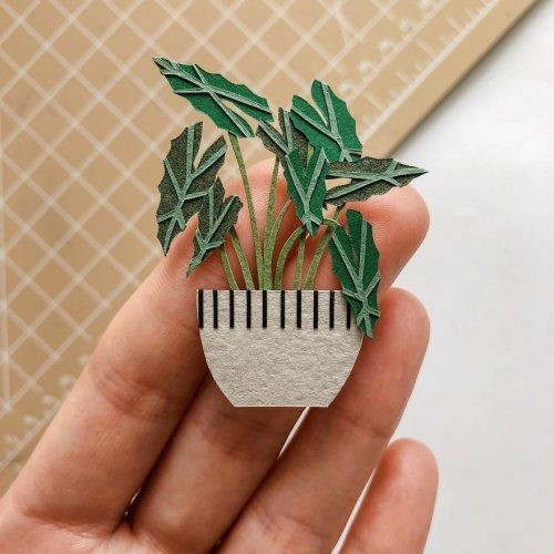 Трёхмерные бумажные растения
