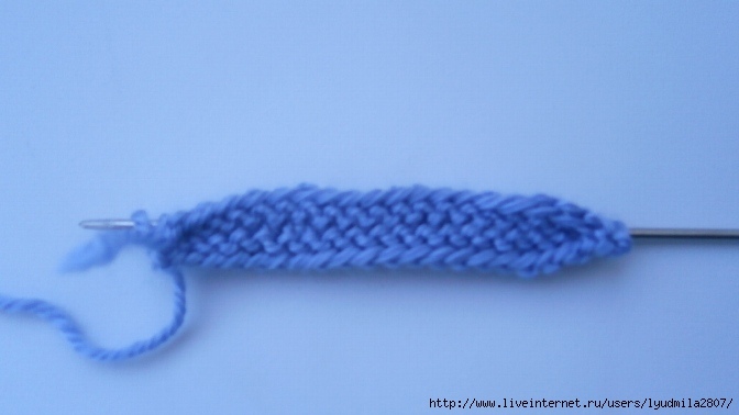 Вязание вкруговую на двух спицах
