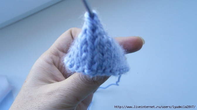 Вязание вкруговую на двух спицах