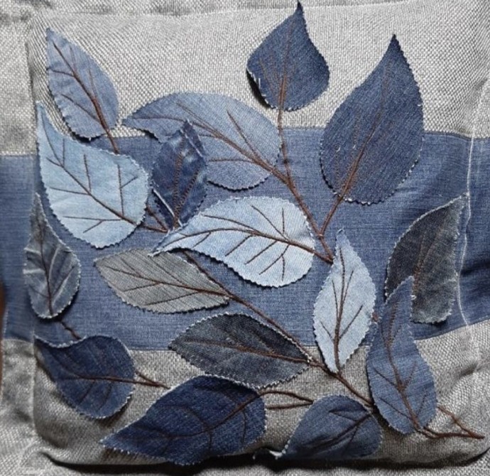Декоративные элементы из джинсы