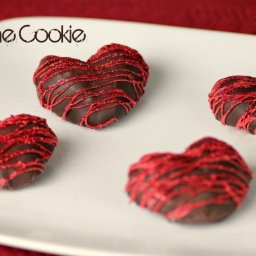 Сердечки из клубники в шоколаде