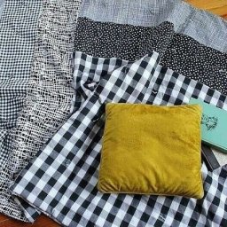 Простое одеяло в лоскутной технике