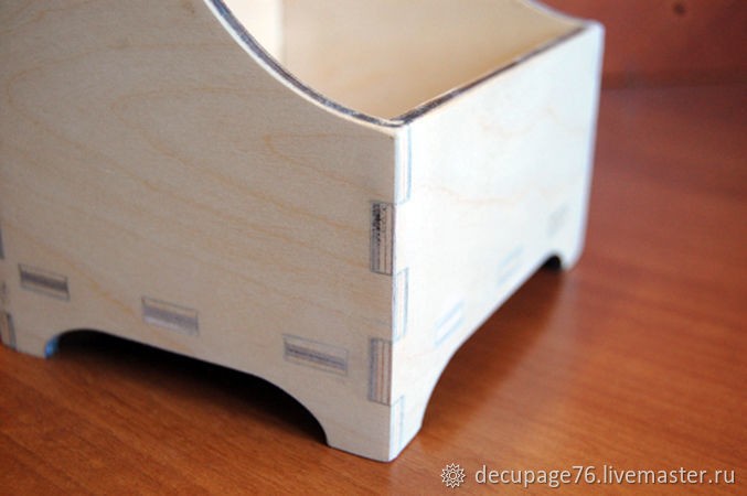 Сборка заготовок для декупажа