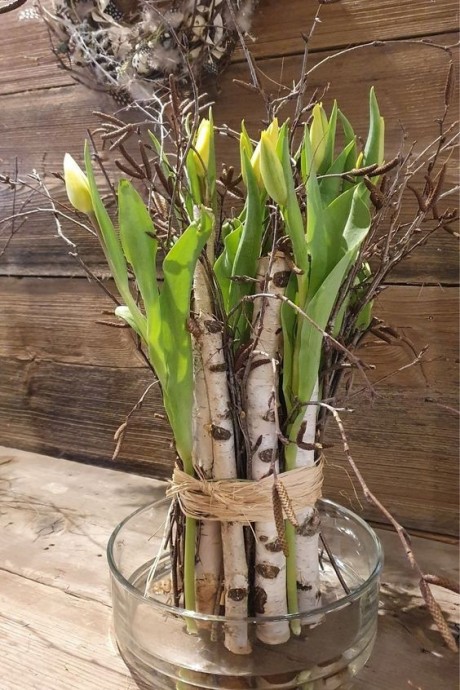 Очаровательные весенние композиции для декора вашего дома