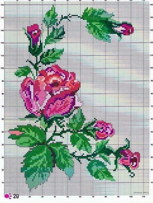 Яркое тепло вышивки