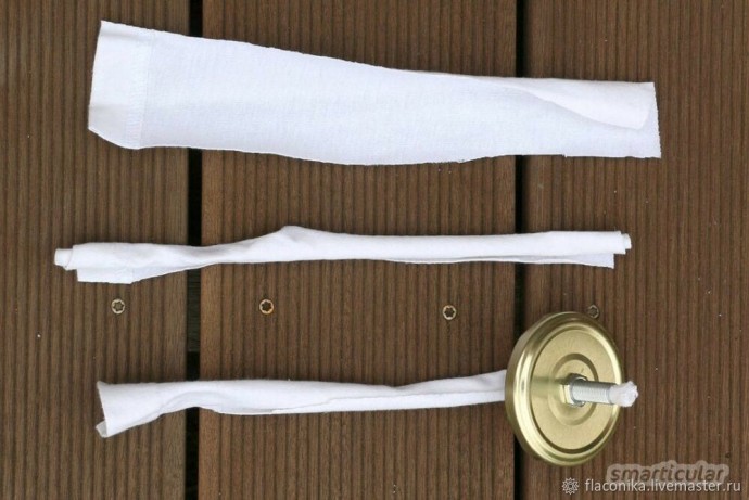 Масляная свеча с декором