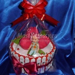 Торт из конфет