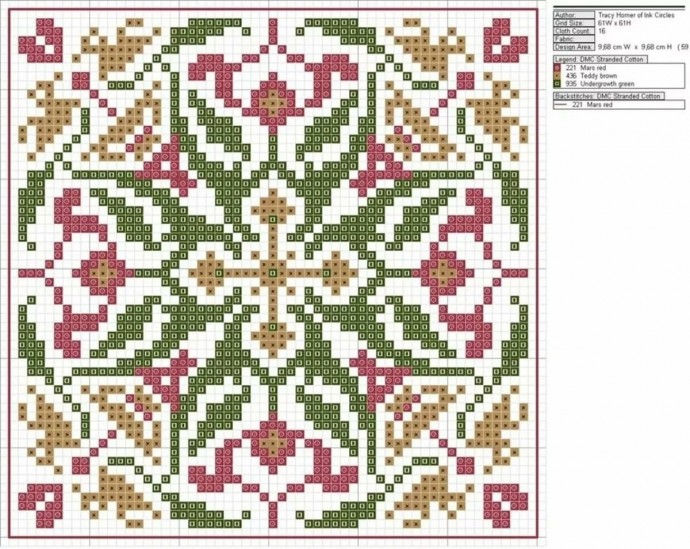 Нежная вышивка