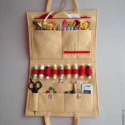 Органайзер для рукодельницы: мастер-класс