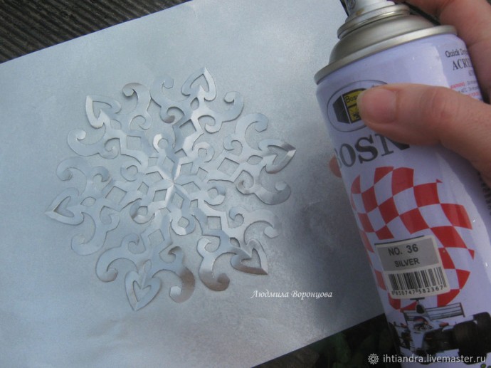 Панно "Снежинка"