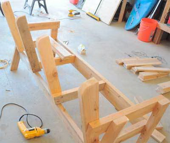 Скамья-диван для дачи или балкона своими руками