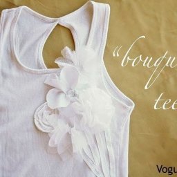 Украшаем обычную белую майку