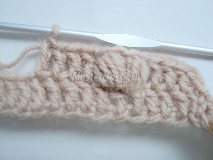 Женская шапка крючком для начинающих