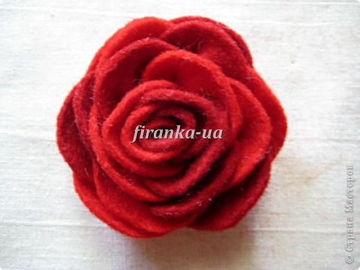 Букет из фетровых цветов