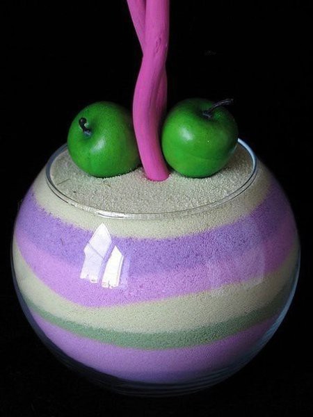 Цветной песок своими руками