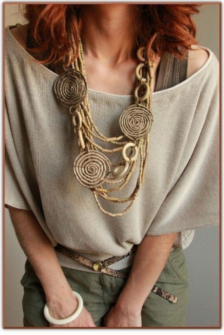 Трикотажная просторная туника