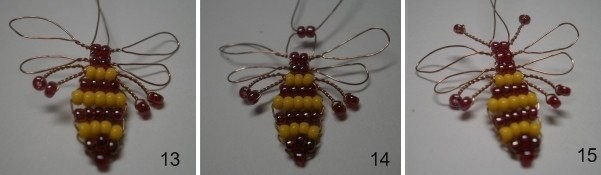 Пчела из бисера