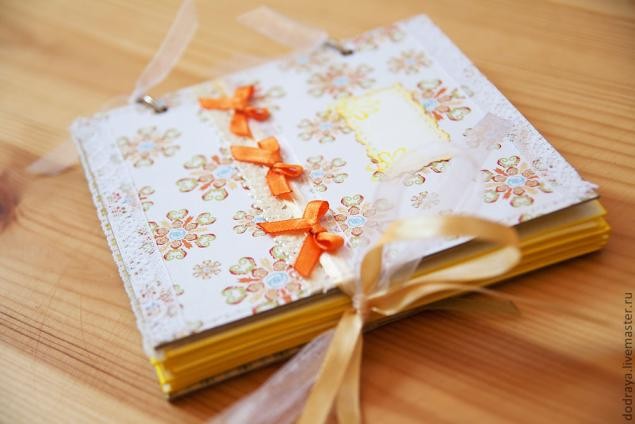 Блокнот на кольцах с твердой обложкой