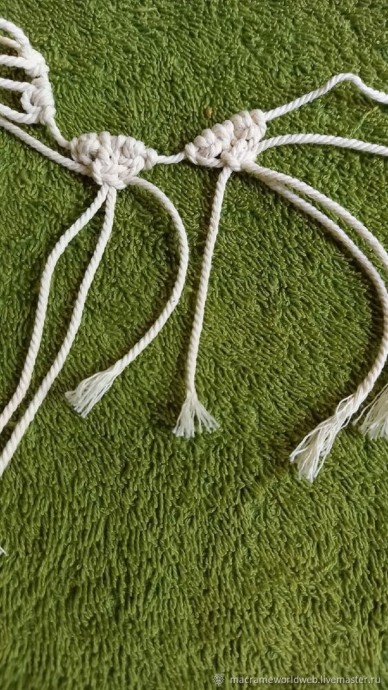 Подсвечник в технике макраме Подсвечник в технике макраме