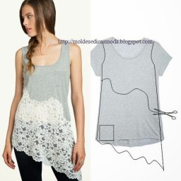 Идеи переделок футболок