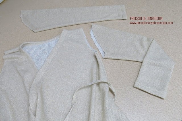 ​Пошив летящего кардигана