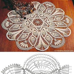 Салфетки крючком: подборка схем