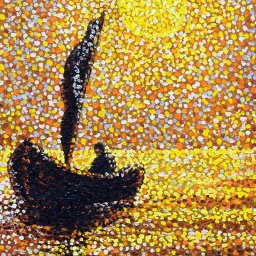 Техника рисования мазками и пятнами